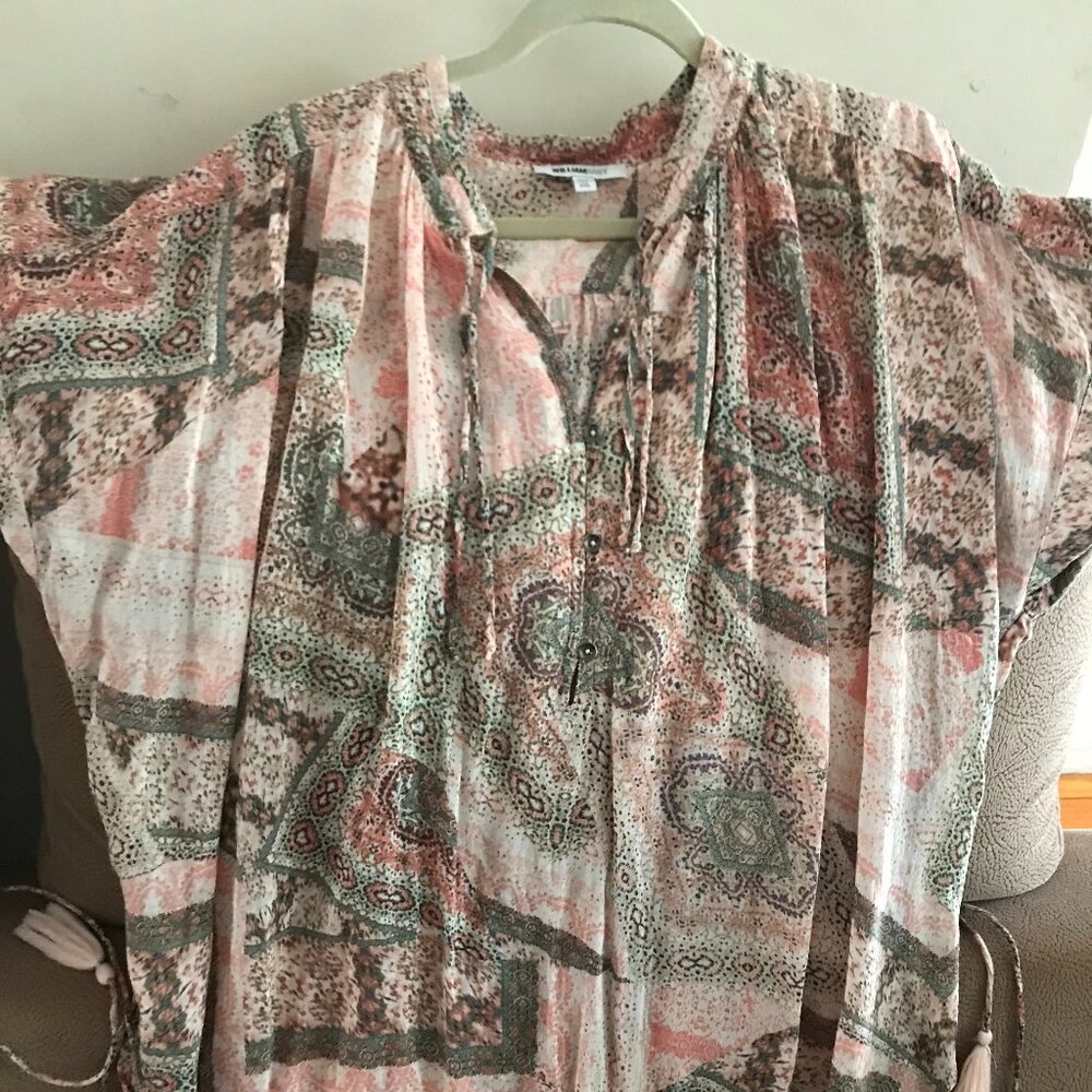 Women's Willliam Rast-Alannah Woven Short Sleeve Blouse